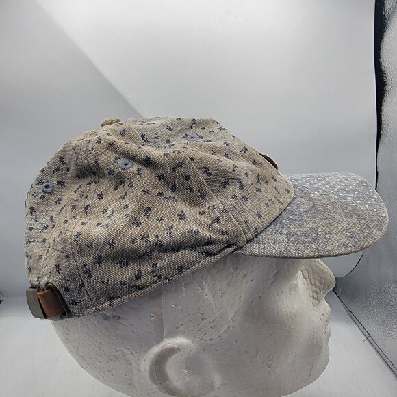 Vintage Vans Floral Print Baseball Cap With Leather Strap - Picture 4 of 8